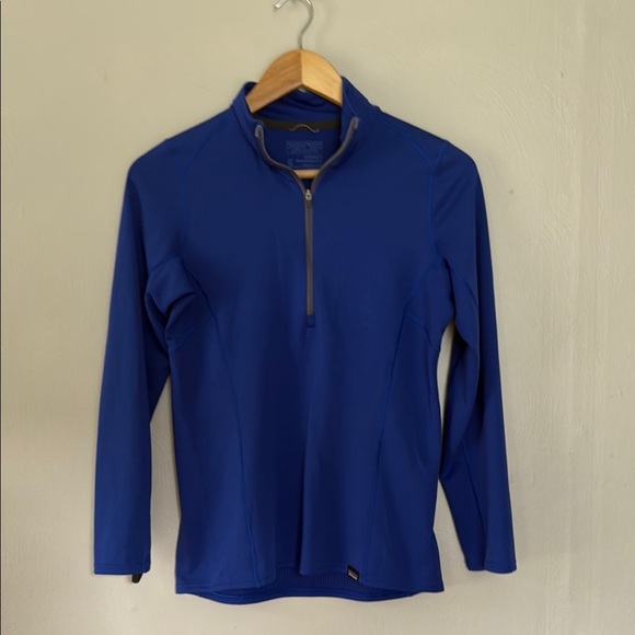 Patagonia Capilene Baselayer Half Zip in Vibrant Blue XS - Picture 1 of 5